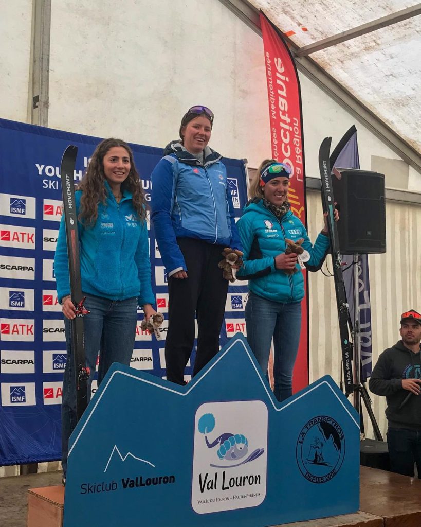 SKIMO.- Broche de plata para María Ordóñez en la Copa del Mundo Juvenil con su segundo puesto en el Sprint de Val Louron