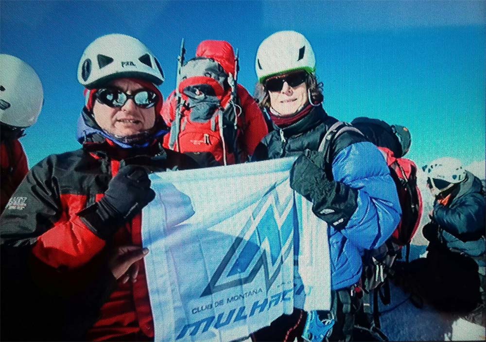Cumbre en el Island Peak, Cordillera del Himalaya