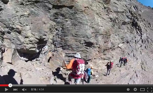 Arista del Puntal de La Caldera. Sierra Nevada.